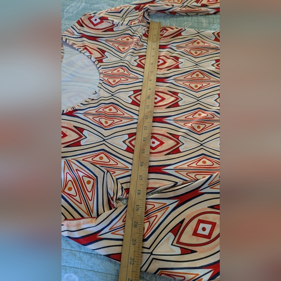 Seventies Style Dress.  Size L. - Picture 5 of 8